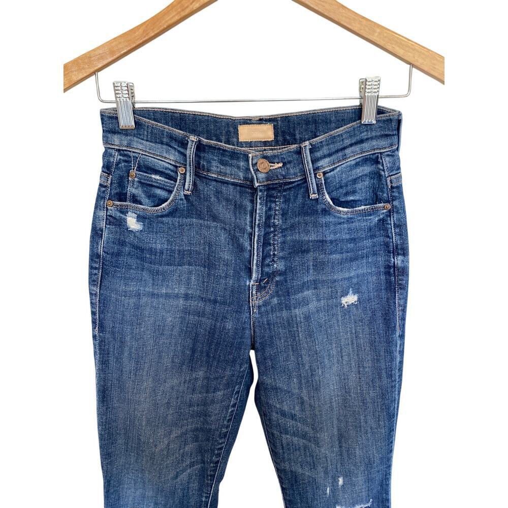 MOTHER The Stunner Chew In Off Duty Dark Blue Wash - Picture 4 of 14